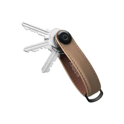 Skórzane etui na klucze Orbitkey Key Organiser Matte Leather - mocha