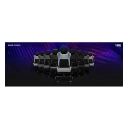 Fotel YUMISU 2050 Magnetic Jasnoszaro-czarny