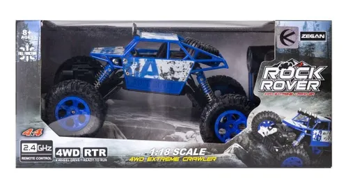 Duży Monster Truck zdalnie sterowany niebieski