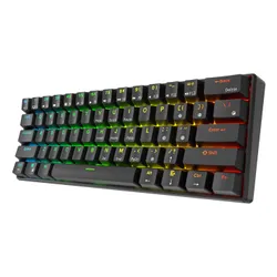 Klawiatura ROYAL KLUDGE RK61 RGB Red Switch Czarny