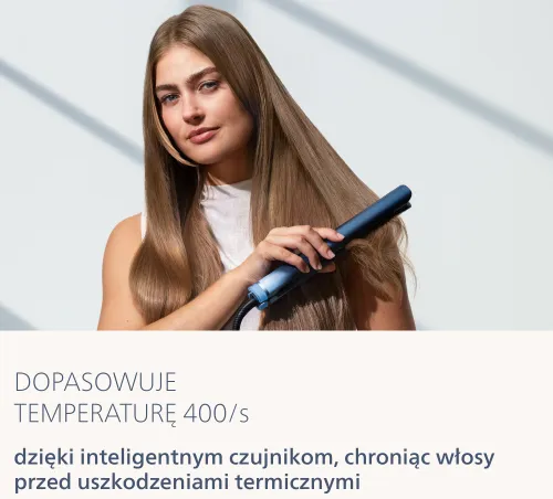 Prostownica PHILIPS BHS956/00 Seria 9000 Aqua SenselQ Granatowy 210 stopni
