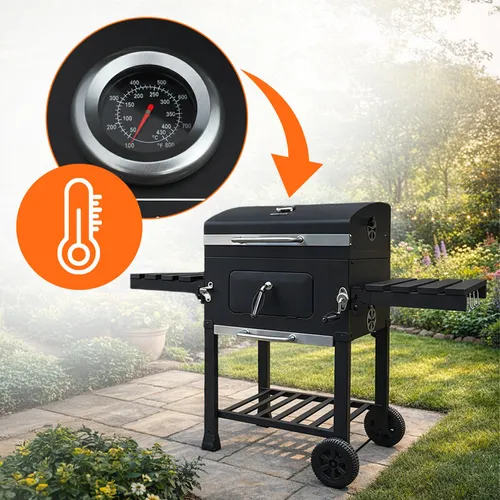 Grill węglowy VELACO VL17 Czarny