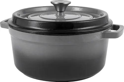 Garnek żeliwny VINTAGE CUISINE VC2P221GR20CP Szary Ombre 2.2L
