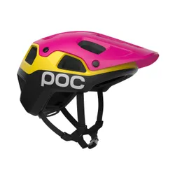 Kask rowerowy POC Cularis Pure rhos red matt/citrine yellow matt