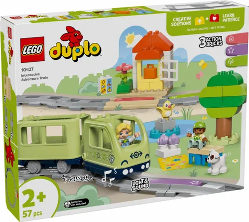 LEGO Klocki DUPLO 10427 Przygoda z interaktywnym pociągiem