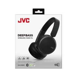 Słuchawki bezprzewodowe JVC HA-S36W-BU Nauszne Bluetooth 5.2 Czarny