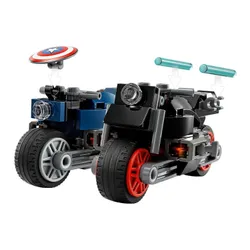 LEGO Super Heroes 76260 Motocykle Czarnej Wdowy i Kapitana Ameryki