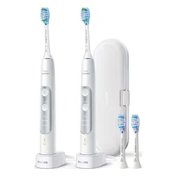 Philips Sonicare ExpertClean Ses Fırçası 7300 HX9611 / 19 2 adet Beyaz