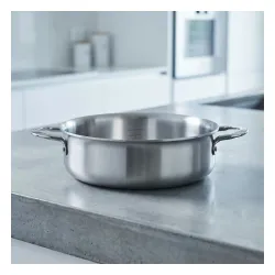 DE BUYER Alchimy 2,3 l - garnek niski ze stali nierdzewnej