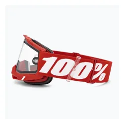 Gogle rowerowe 100% Accuri 2 Enduro MTB neon/red/clear