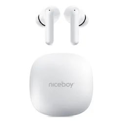 Słuchawki dokanałowe NICEBOY Pins 4 Pro ANC Biały