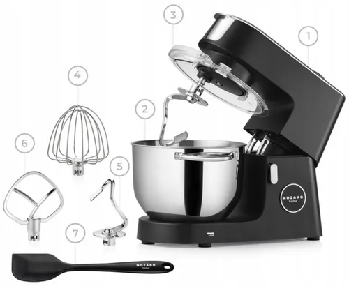 Robot planetarny MOZANO Kitchen Advanced 3200 W Czarny