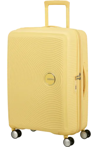 Средний чемодан American Tourister Soundbox 67cm - Pastel Yellow