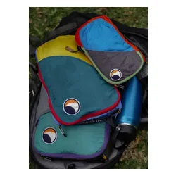 Saszetka Ticket To The Moon Travel Cube S - brown / army green