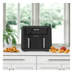 Air Fryer Frytkownica beztłuszczowa TURBOTRONIC TT-AF118 7.6l z podwójnym koszem