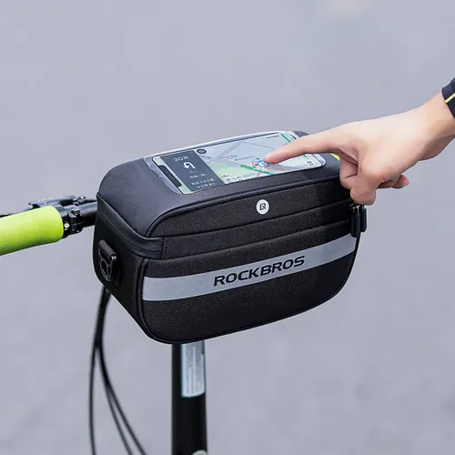 Torba rowerowa na kierownicę Rockbros B27 Bike Front Bag black