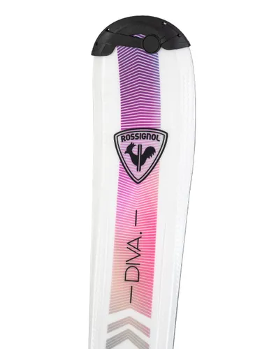 Narty dziecięce ROSSIGNOL DIVA JR + wiązania LOOK KID 4.5 z GRIP WALK 2026 - Długość (cm) - 100