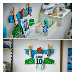 LEGO Editions 43018 Lionel Messi cieszynka, zestaw klocków 14+