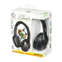 Słuchawki bezprzewodowe Rebeltec Vela Nauszne Bluetooth 5.0 Czarny