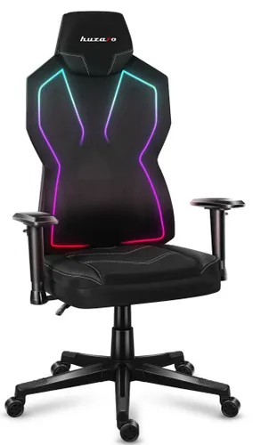 Fotel HUZARO Combat 6.2 RGB Czarny