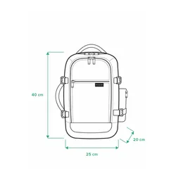 Rucsac multifuncțional Puccini Easy 3in1-Gri