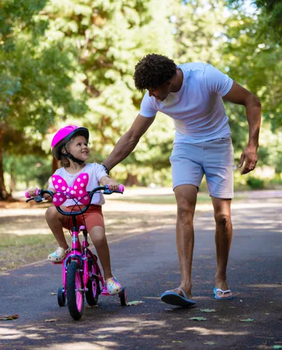 Rower dziecięcy HUFFY Disney Myszka Minnie 12 cali dla dziewczynki Różowy