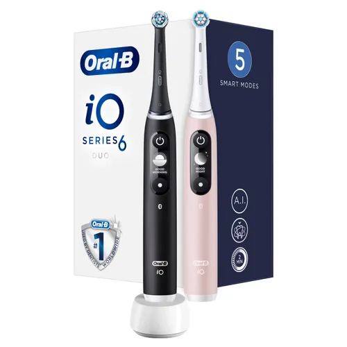 Электрическая зубная щетка Oral-B iO Series 6 Duo Black Rose