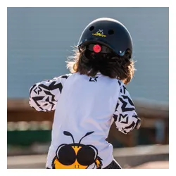 Kask rowerowy dziecięcy Hornit Black