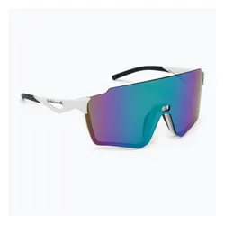 Okulary przeciwsłoneczne Red Bull SPECT Stun shiny white/smoke with purple-green mirror