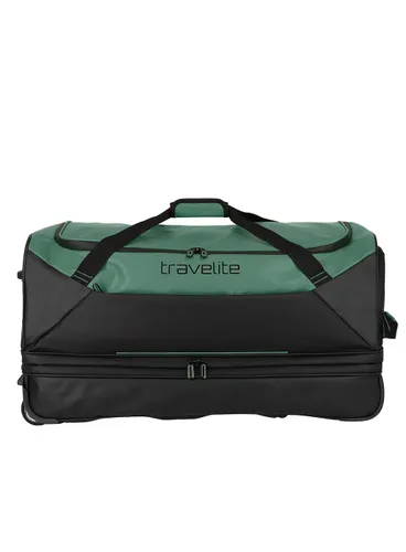 Расширяемая дорожная сумка Travelite Basics 70 cm-black / green