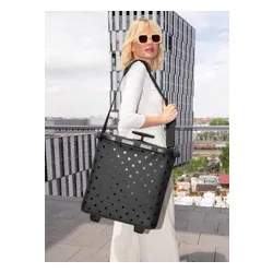 Wózek torba na zakupy Reisenthel Carrycruiser - glossy dots black