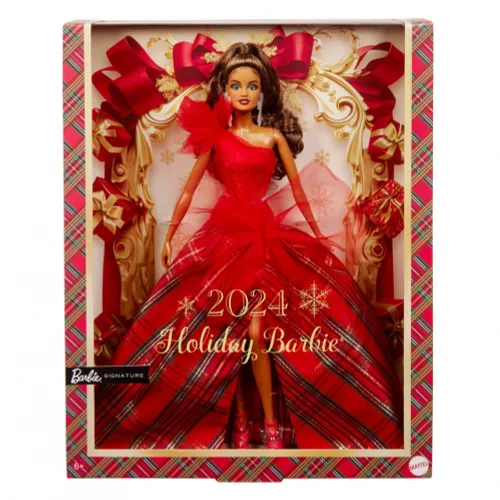 Mattel Lalka Barbie Holiday brunetka
