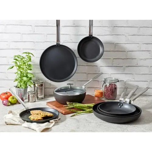 DE BUYER Choc Intense 32 cm czarna - patelnia nieprzywierająca