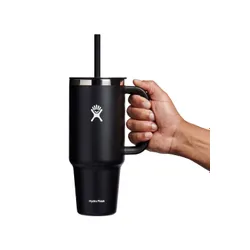 Kubek termiczny ze słomką Hydro Flask All Around Travel Tumbler 1182 ml - black