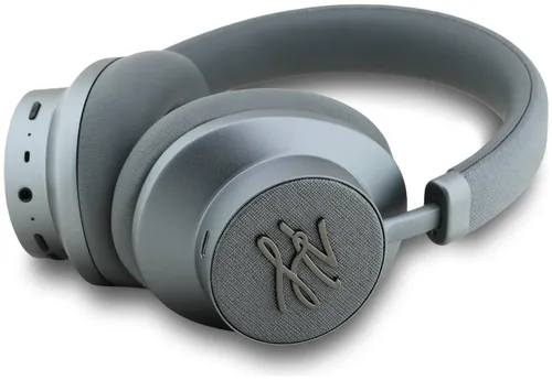 Słuchawki nauszne KARL LAGERFELD Grained Initials Bluetooth ANC Szary