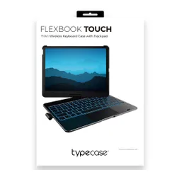 Etui na iPad Air 11 cali TYPECASE Flexbook Touch Srebrny Klawiatura