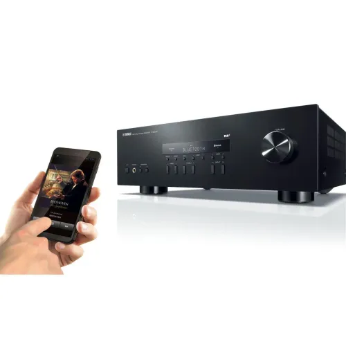 Zestaw stereo Yamaha R-S202D Czarny, Indiana Line Nota Tesi 261 L Orzech