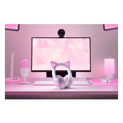 Słuchawki RAZER Kraken Kitty V2 BT Bezprzewodowe, Nauszne, Dźwięk przestrzenny Biały
