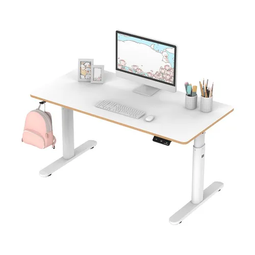 Biurko Ultradesk Pulsar 120cm Regulacja wysokości Biały