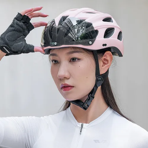 Kask rowerowy ROCKBROS 8386824304084 Różowy MTB (rozmiar L, 58-62 cm)