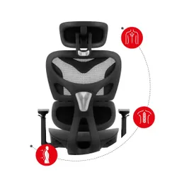 Fotel HUZARO Combat 8.0 Biały