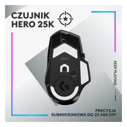 Myszka gamingowa Logitech G502 X Plus - czarny