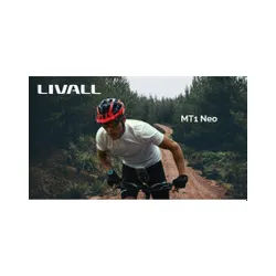 Kask rowerowy LIVALL MT1 Neo Czerwony MTB z lampką (rozmiar L)