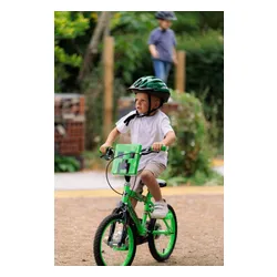 Rower dziecięcy HUFFY Minecraft 16 cali dla chłopca Zielony