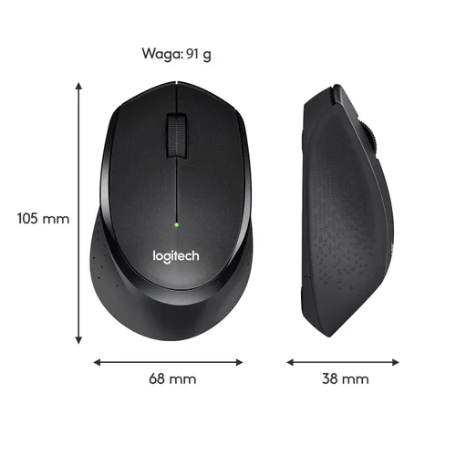 Myszka Logitech M330 Silent Plus - czarny