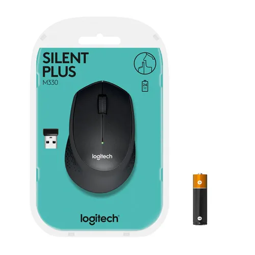 Myszka Logitech B330 Silent Plus - czarny