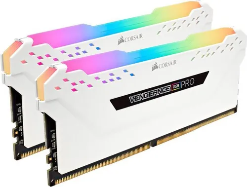 Pamięć Corsair Vengeance RGB PRO, DDR4, 16 GB, 3000MHz, CL15 (CMW16GX4M2C3000C15W)