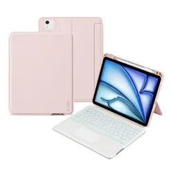 Etui na iPad Air TECH-PROTECT SCMag Pen + Keyboard Różowy Klawiatura
