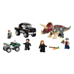 LEGO Jurassic World Triceratops I zasadzka z pick-upem 76950
