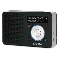 Radioodbiornik TechniSat DigitRadio 1 Radio FM DAB+ Czarno-srebrny